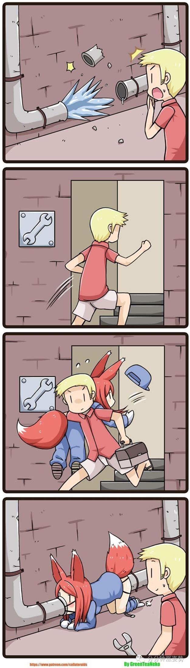 又污又萌,这些四格漫画你100%猜不到结局